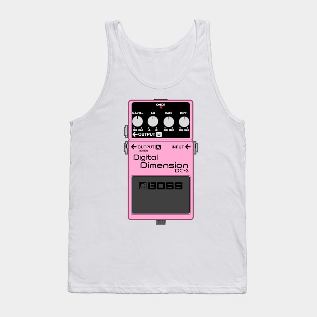 Boss DC-3 Digital Dimension Guitar Effect Pedal Tank Top by conform